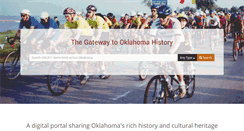 Desktop Screenshot of gateway.okhistory.org