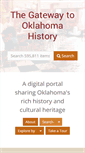 Mobile Screenshot of gateway.okhistory.org